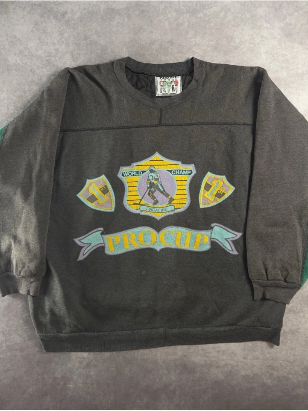 [86] Vintage PARAFINE Pro Cup
Sweatshirt - Made in France - Size XL